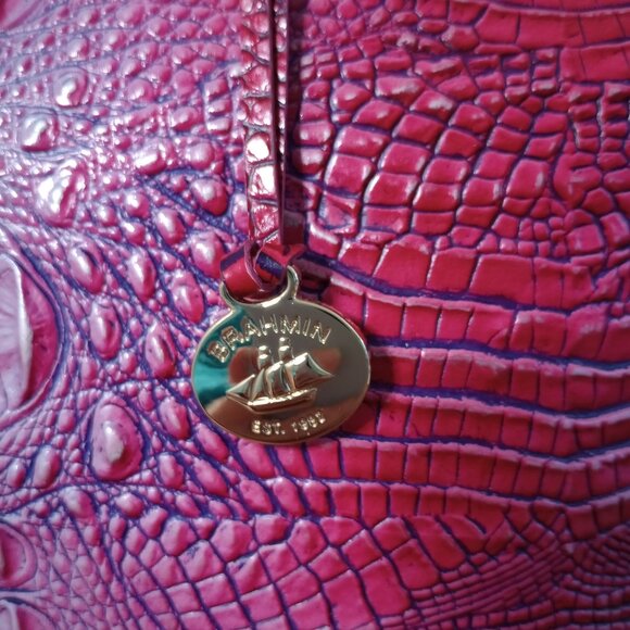 Brahmin Large Duxbury Jazzynova Ombre Melbourne Satchel NWT - Picture 4 of 15